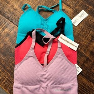 NWT- Bundle of 3 Sketchers Low Impact Sports Bras
